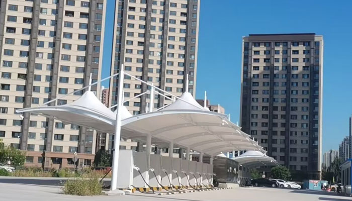 沈陽膜結構車棚張拉膜廠家：優(yōu)質膜材，適用范圍廣